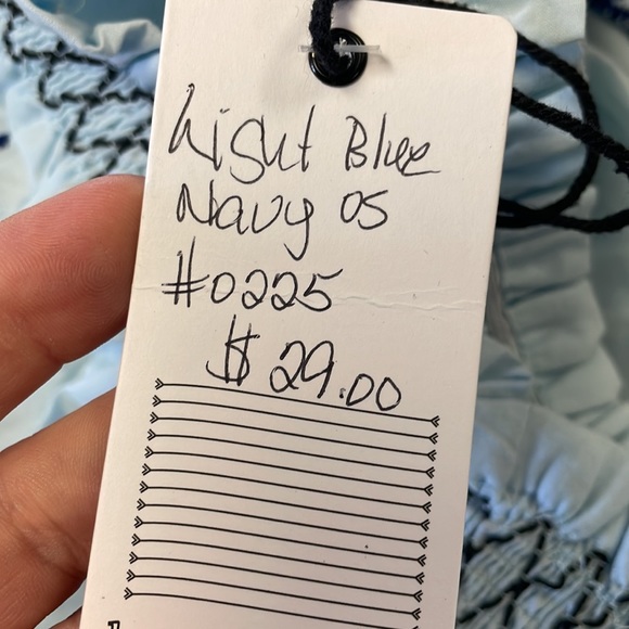 NWT LOVERICH ON OR OFF THE SHOULDER EMBROIDERY TOP - Picture 9 of 9